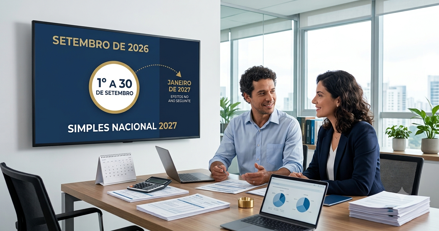Prazo para opção pelo Simples Nacional 2027 em setembro de 2026